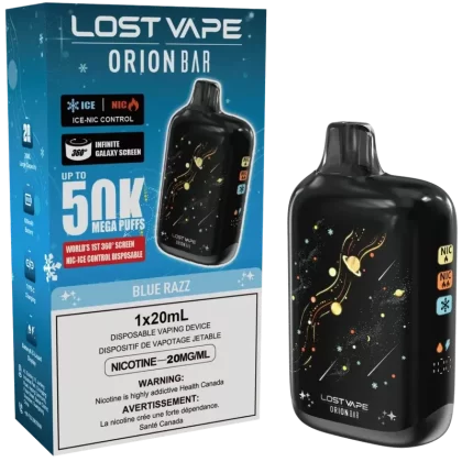 Lost Vape Orion Bar 50K Disposable Vape – Blue Razz