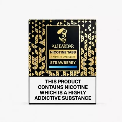 STRAWBERRY – ALIBARBAR NICOTINE TABS - Small / ALIBARBAR / Strawberry