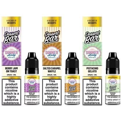 Dinner Lady - Desserts Bar Salts 10ml (20mg) - Lemon Tart