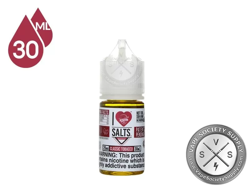 Classic Tobacco By Mad Hatter I Love Salts 30ml - Image 2
