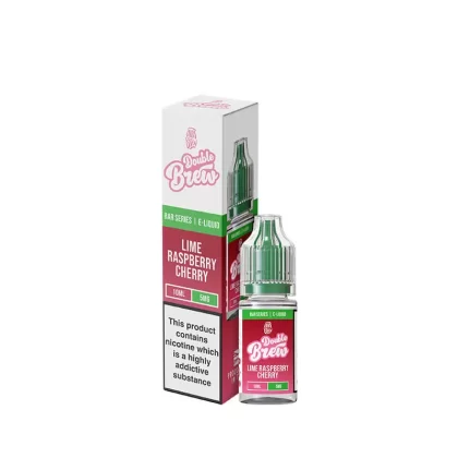 Ohm Brew Double Brew Lime Raspberry Cherry 10ml Nic Salt E-Liquid - 10mg