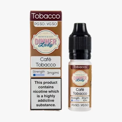 Cafe Tobacco 50/50 E-Liquid by Dinner Lady - 6ng