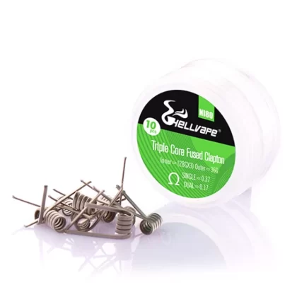 Hellvape Ni80 Triple Core Fused Clapton Prebuilt Wire 28Ga*3+36Ga