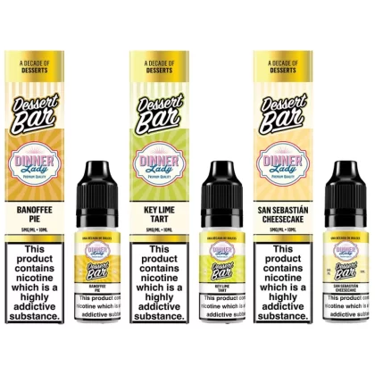 Dinner Lady - Desserts Bar Salts 10ml (5mg) - Lemon Tart