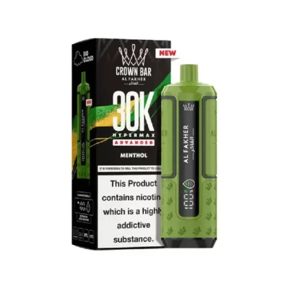 Al Fakher 30K Hypermax Prefilled Pod Kit Menthol - Strength#20mg
