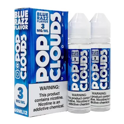 Sale $18 – Blue Razz (x2 60mL) by Pop Clouds TFN E-Liquid