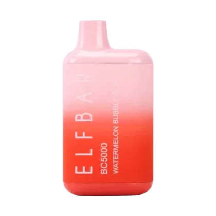 Watermelon Bubble Gum Elf Bar BC5000 Disposable Vape - Flavor#Watermelon Bubble Gum Elf Bar