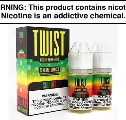 SOUR RED BY TWIST SALT 60ML - Vapejuice