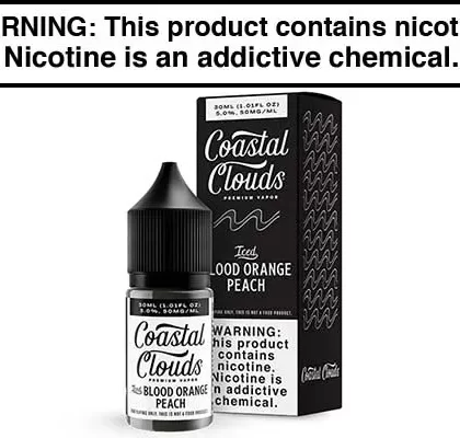 BLOOD ORANGE PEACH ICE BY COASTAL CLOUDS SALT 30ML - Vapejuice