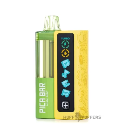 Pica Bar Lucid 35K Disposable Vape Kit - Blue Razz Ice, Blueberry Oat Donut