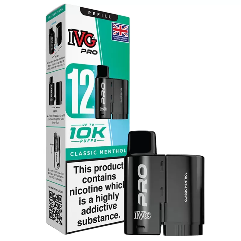 IVG PRO 12 Refill POD 0mg - Cherry Ice - Image 2