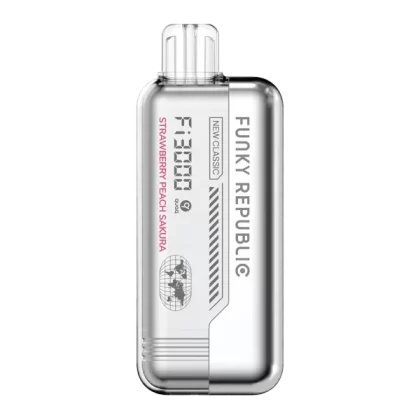 Strawberry Peach Sakura Funky Republic Fi3000 - Nicotine#50mg~Size#Single>10 Pack