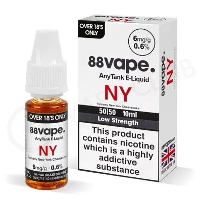 New York Cheesecake E-Liquid by 88Vape Any Tank