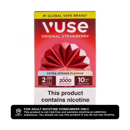 VPro NS Original Strawberry Vuse Pro Pod Nic Salt Refill - 10mg