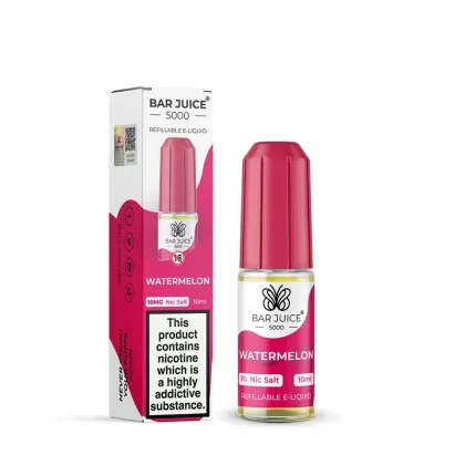Bar Juice 5000 Watermelon Nic Salt - Nicotine Strength#10mg>20mg