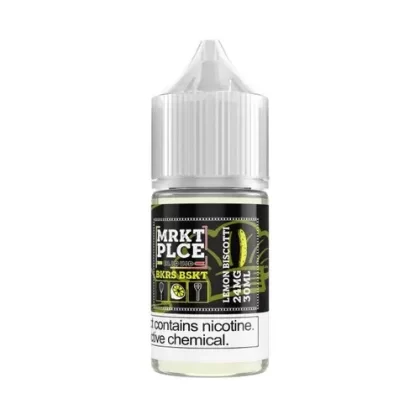 MRKTPLCE BKRS BSKT Lemon Biscotti Salt Nic 30ml E-Juice