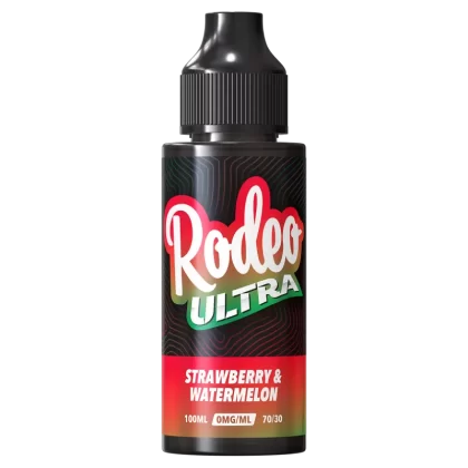 Strawberry & Watermelon by Rodeo Ultra 100ml - NIC SALT SHOTS (+£1.99)