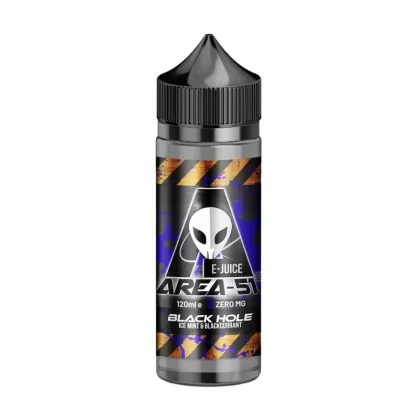 Area 51 Black Hole 100ml Shortfill E-Liquid - 2 x 18mg Nic Shots