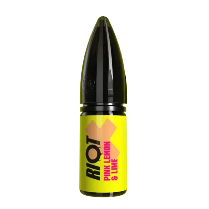Riot X Nic Salt E-Liquid Pink Lemon & Lime - Nicotine Strength#20mg>10mg>5mg (38F702)