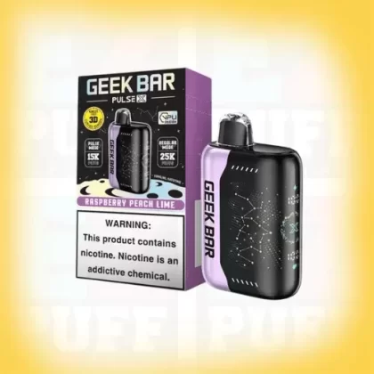 Raspberry Peach Lime – Geek Bar Pulse X – 25,000 Puff Disposable Vape