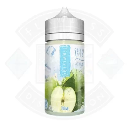 Skwezed – Green Apple Ice 0mg 100ml Shortfill