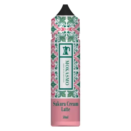 SAKURA CREAM LATTE E LIQUID BY MOKSAMA 50ML 70VG