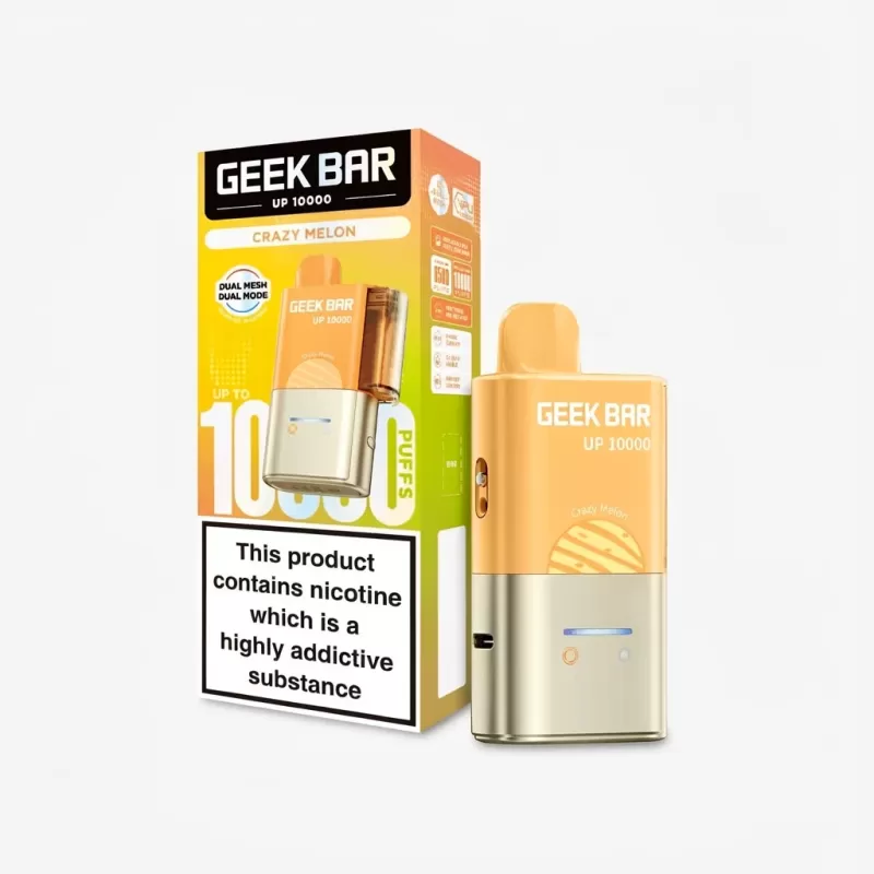 Geek Bar Up 10000 Prefilled Pod Kit with Dual Tank - Crazy Melon, Fcuking Fab; Vape Product (7E2021) - Image 2