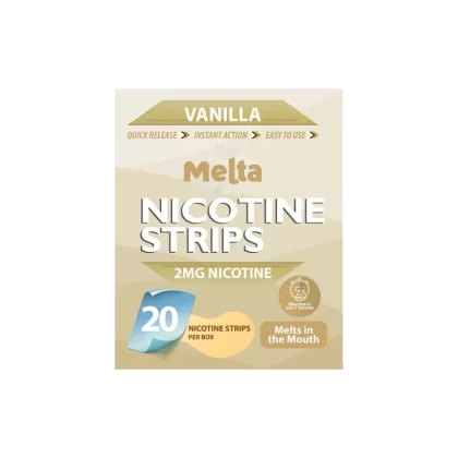 Vanilla Melta Nicotine Strips - 2MG - Vape Product