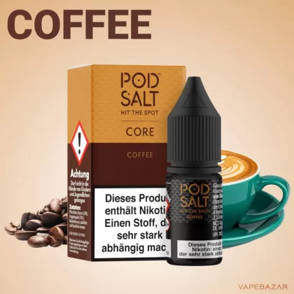 Podsalt Core – Coffee - 20mg/ml, 11mg/ml; Kaffee