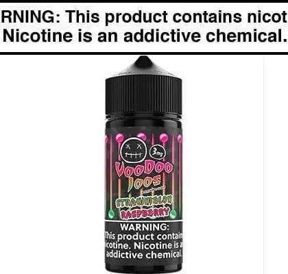 STRAWMELON RASPBERRY BY VOODOO JUICE 100ML - Vapejuice