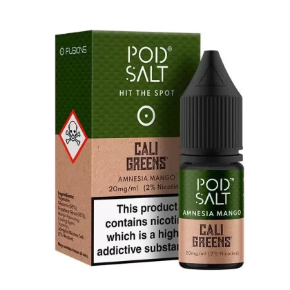 AMNESIA MANGO NICOTINE SALT E-LIQUID BY POD SALT FUSIONS RANGE - Nicotine Strength#10ml Bottle - 20mg Nicotine
