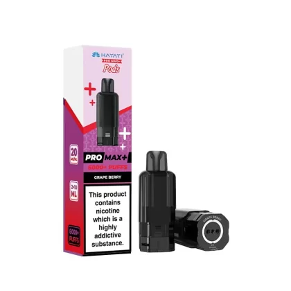 Hayati Pro Max Plus Grape Berry Prefilled Pod + Refill - Vapestore Co