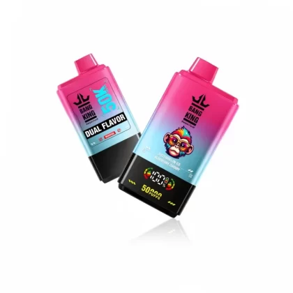 Bang King 50K Vape Double Flavor Disposable EU Warehouse - Watermelon Ice & Blueberry Mint, Watermelon & Blueberry Cherry; 2-nicotine (69A511)