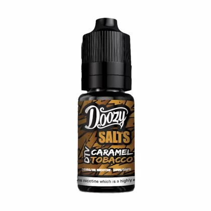 Doozy Salts Caramel Tobacco Nic Salt Vape Juice - 10 Pack - Strength 10mg