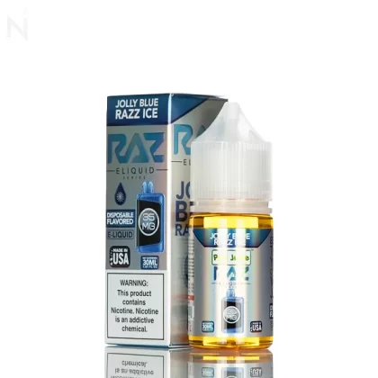 Pod Juice X RAZ Salt Nic -Jolly Blue Razz Ice - 20mg