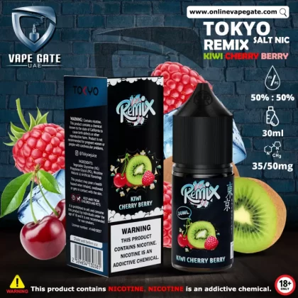 Tokyo Remix Kiwi Cherry Berry Saltnic 30ml - 35 mg / 30 ml