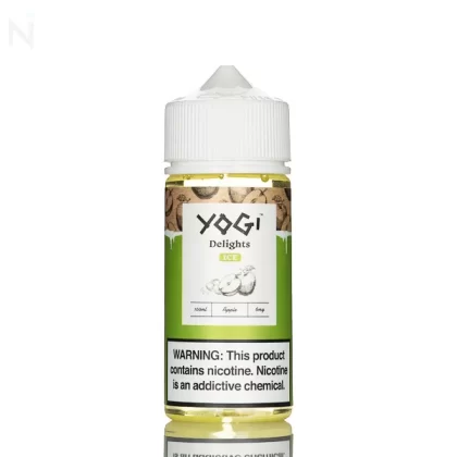 Yogi Delights E-Liquid - Green Apple Ice - 100mL - 6mg