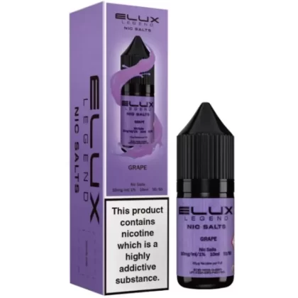 Grape Nic Salt E-Liquid Legend Series by ELUX (10ml)