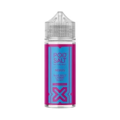 Blue Razz Cherry Blast 100ml Shortfill e-Liquid by Pod Salt Nexus - Eliquidsupply