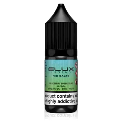 Blueberry Bubblegum By Elux Legend 10ml Salts