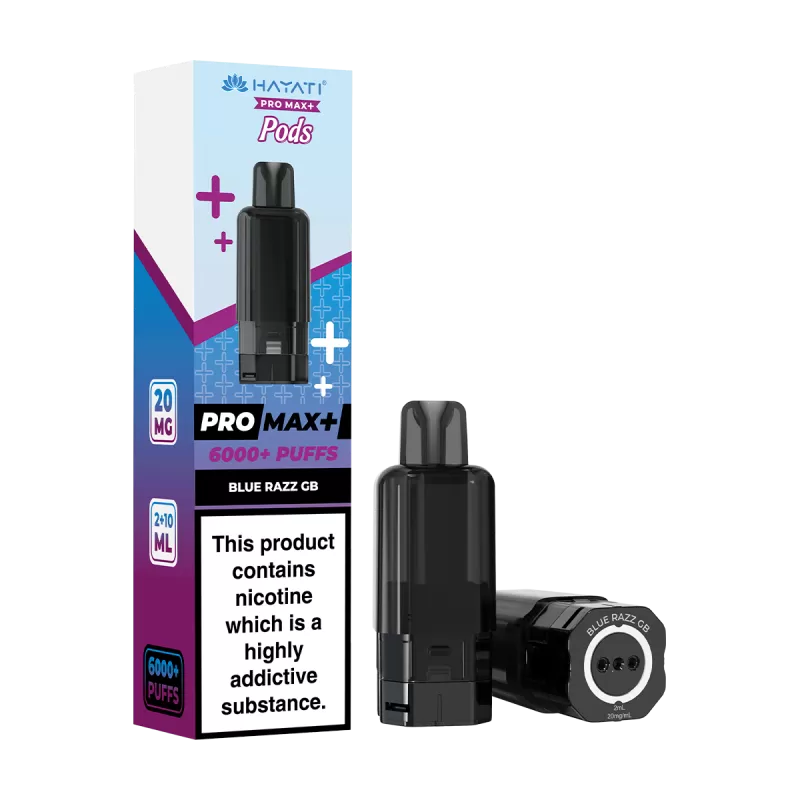 Blue Razz GB Hayati Pro Max+ Refill Pack - 20mg - Vape Product