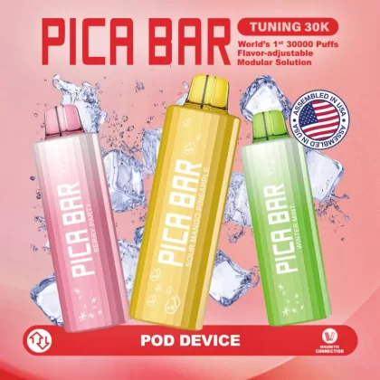 Assembled in USA | PICA BAR "TUNING" 30K Disposable POD - 30,000 Puffs - Winter Mint