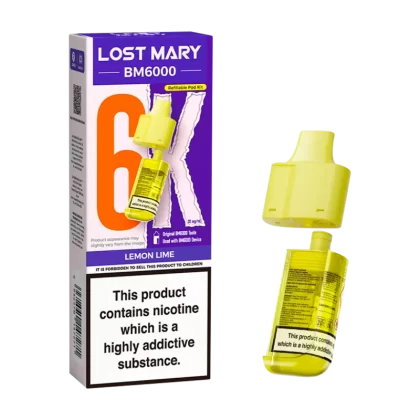 Lemon Lime Lost Mary BM6000 Refill Pack - Ecigwizard