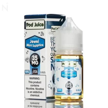 Pod Juice Nicotine Salt - Jewel Mint Sapphire - 30ml - 20mg