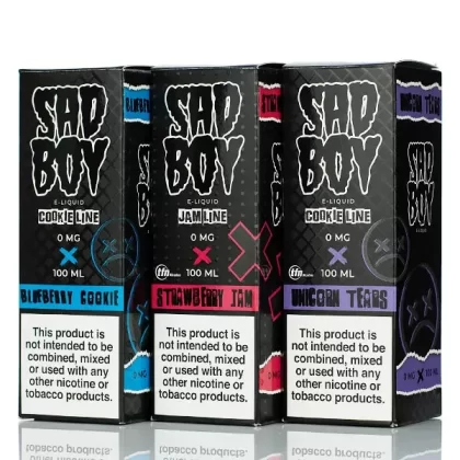 Sadboy E-liquid - No Nicotine Vape Juice - 100ml - Shamrock Cookie