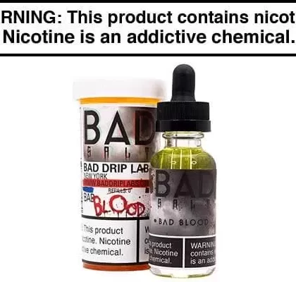 BAD BLOOD BY BAD DRIP SALT 30ML - Vapejuice