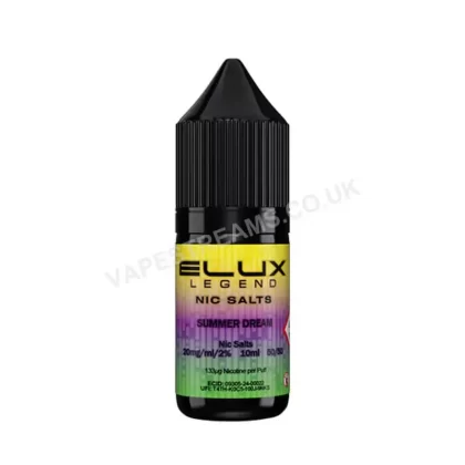 Elux Legend Summer Dream Nic Salt E-Liquid - Vapestreams Co
