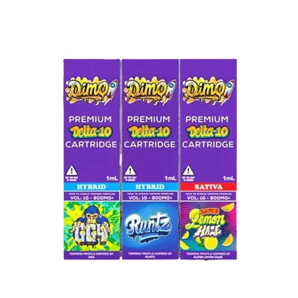 Dimo Delta 10 Cartridge - Strain#Runtz (Hybrid)>GG4 (Hybrid)>Lemon Haze (Sativa)