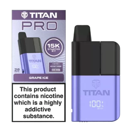 Titan Pro 15K Prefilled Pod Kit Grape Ice