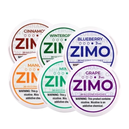 ZIMO Pouch Sampler - Customer Group#Consumer~Nicotine#3mg>6mg>8mg~Size#6 Pack